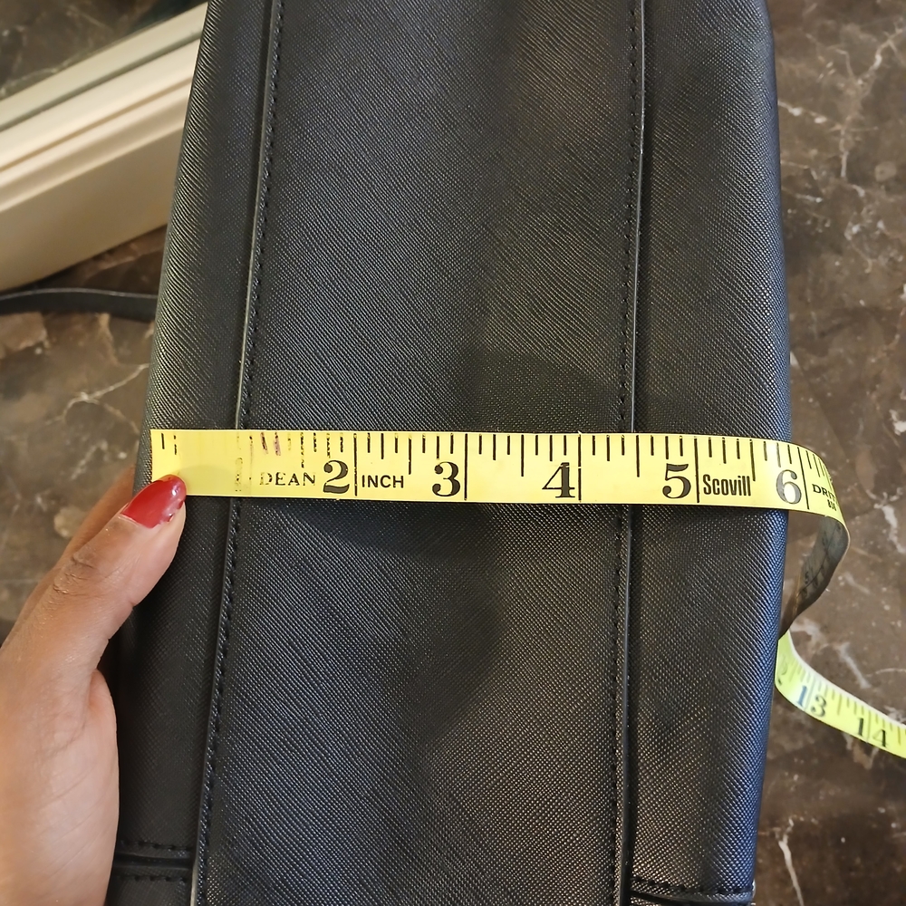 Steve Madden Black and Cream Women's Bag - Picture 11 of 14